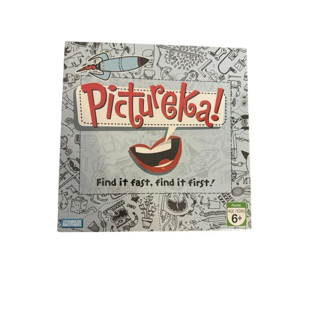 Brand New Sealed Parker Brothers Pictureka Find it Fast 6+ Board Game